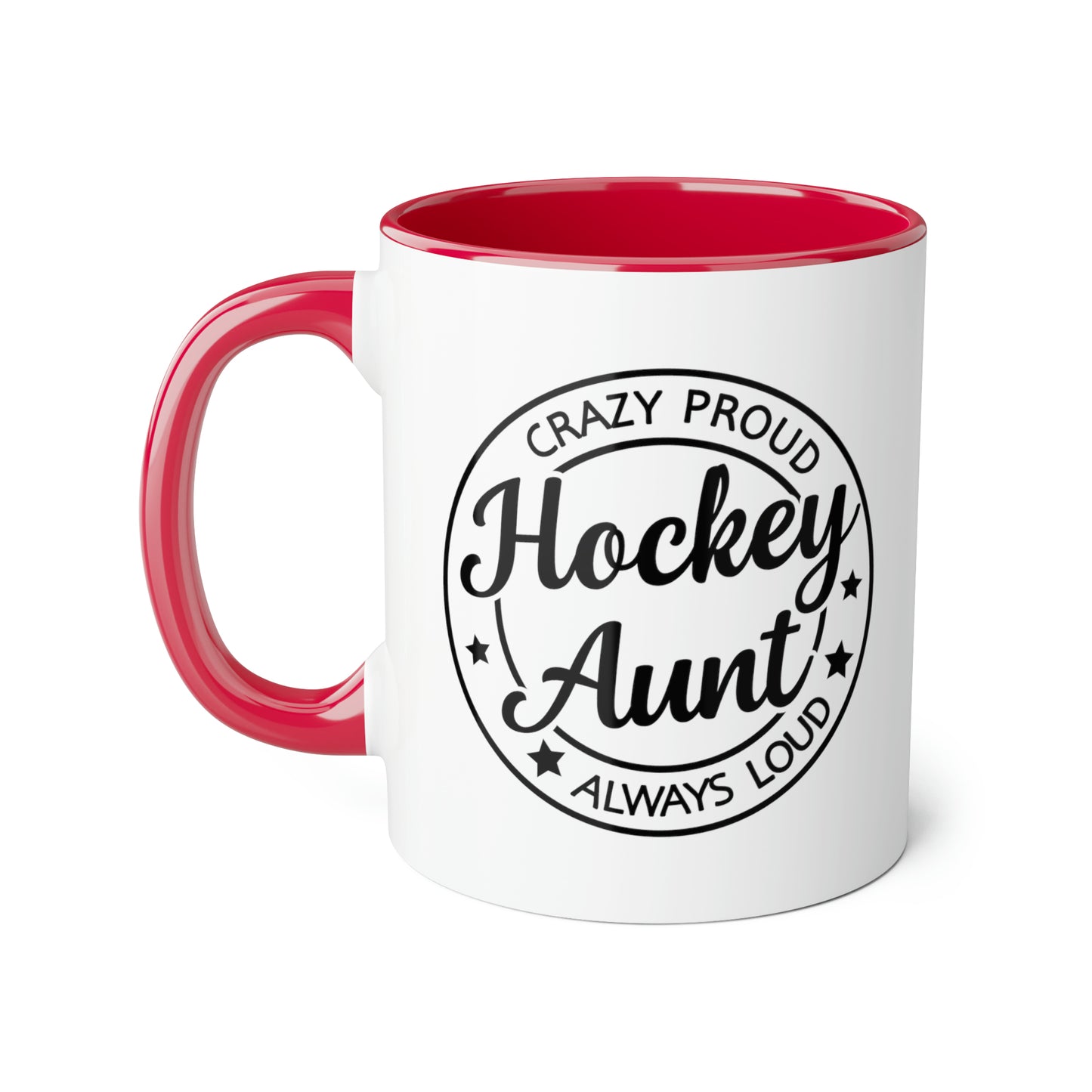 Hockey Aunt Mug (6 colours), 11oz