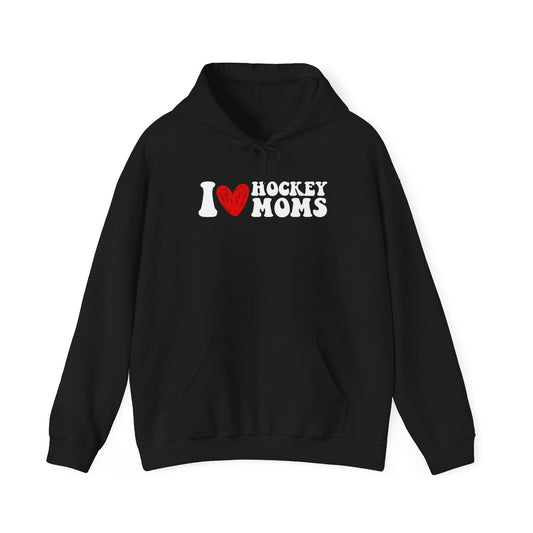 I ❤️ Hockey Moms Adult Hoodie