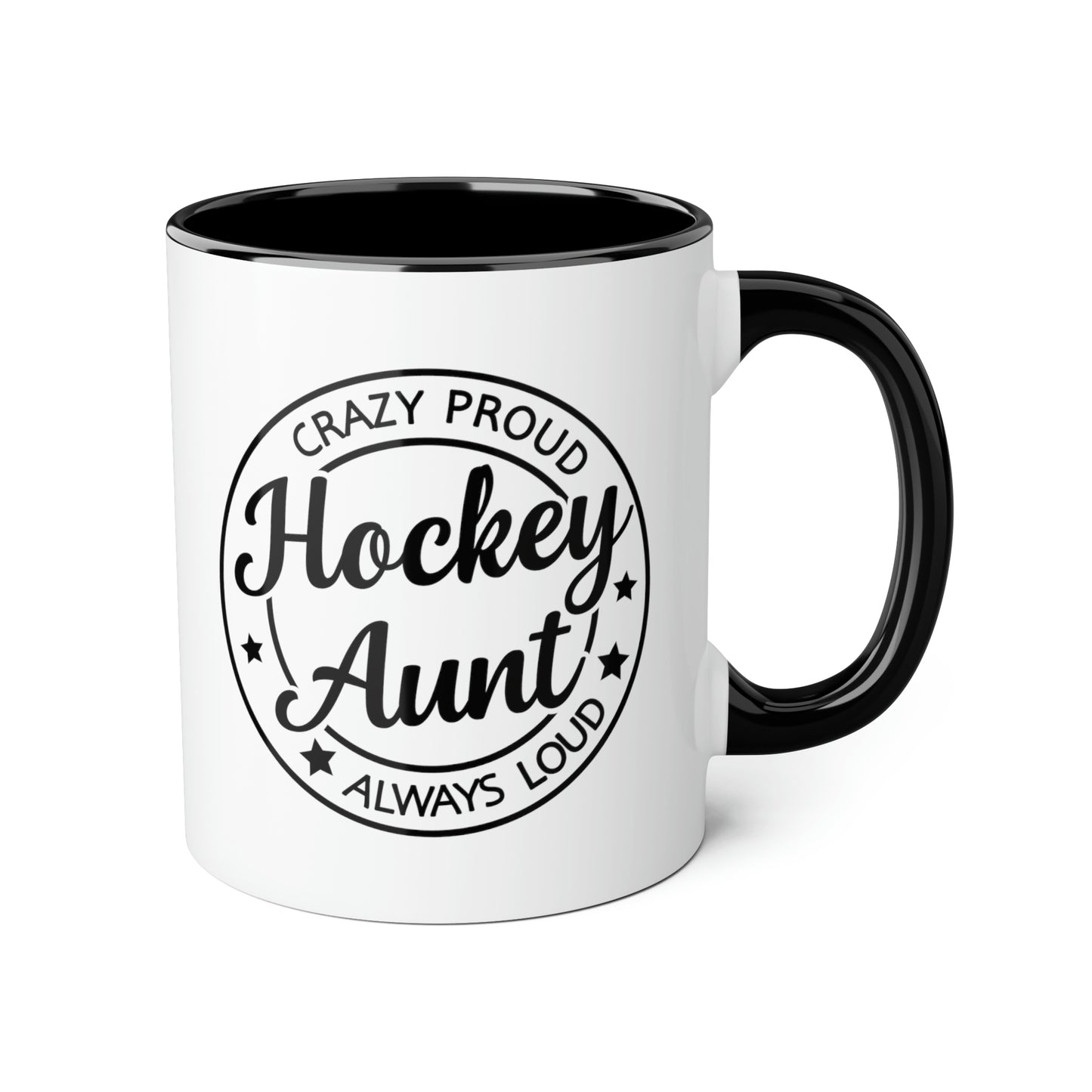 Hockey Aunt Mug (6 colours), 11oz