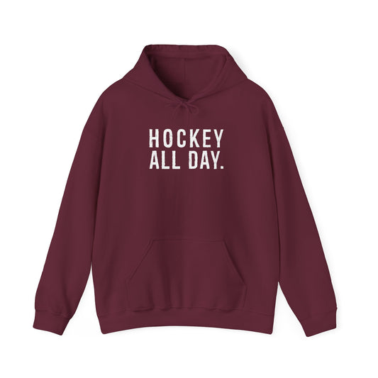 Hockey All Day Adult Hoodie