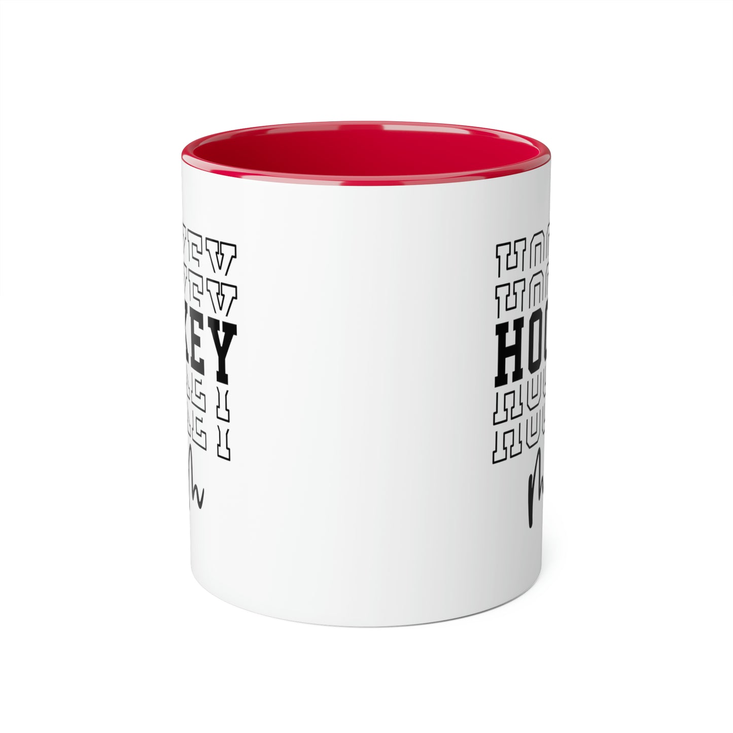 HOCKEY HOCKEY HOCKEY MOM Mug (6 colours), 11oz
