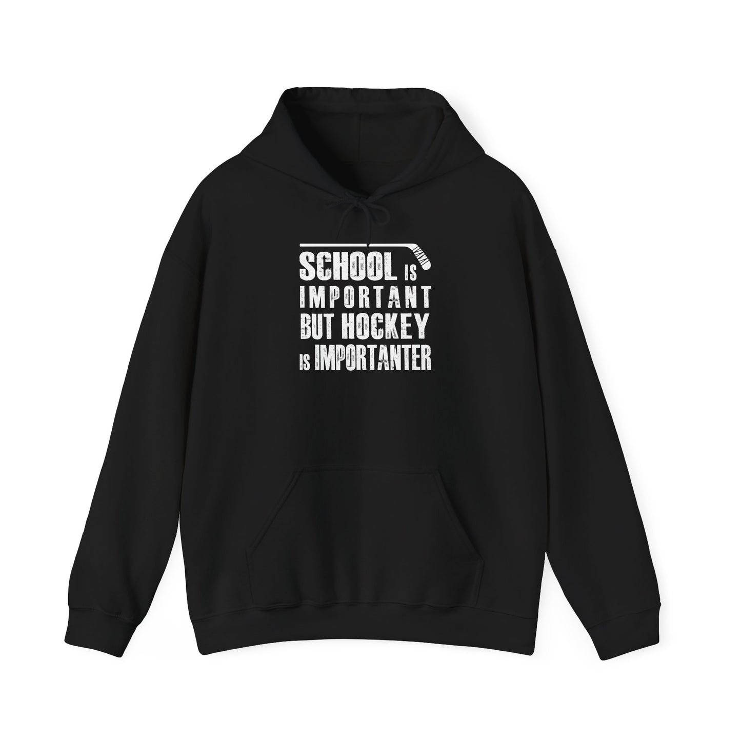 Hockey is Importanter II Adult Hoodie