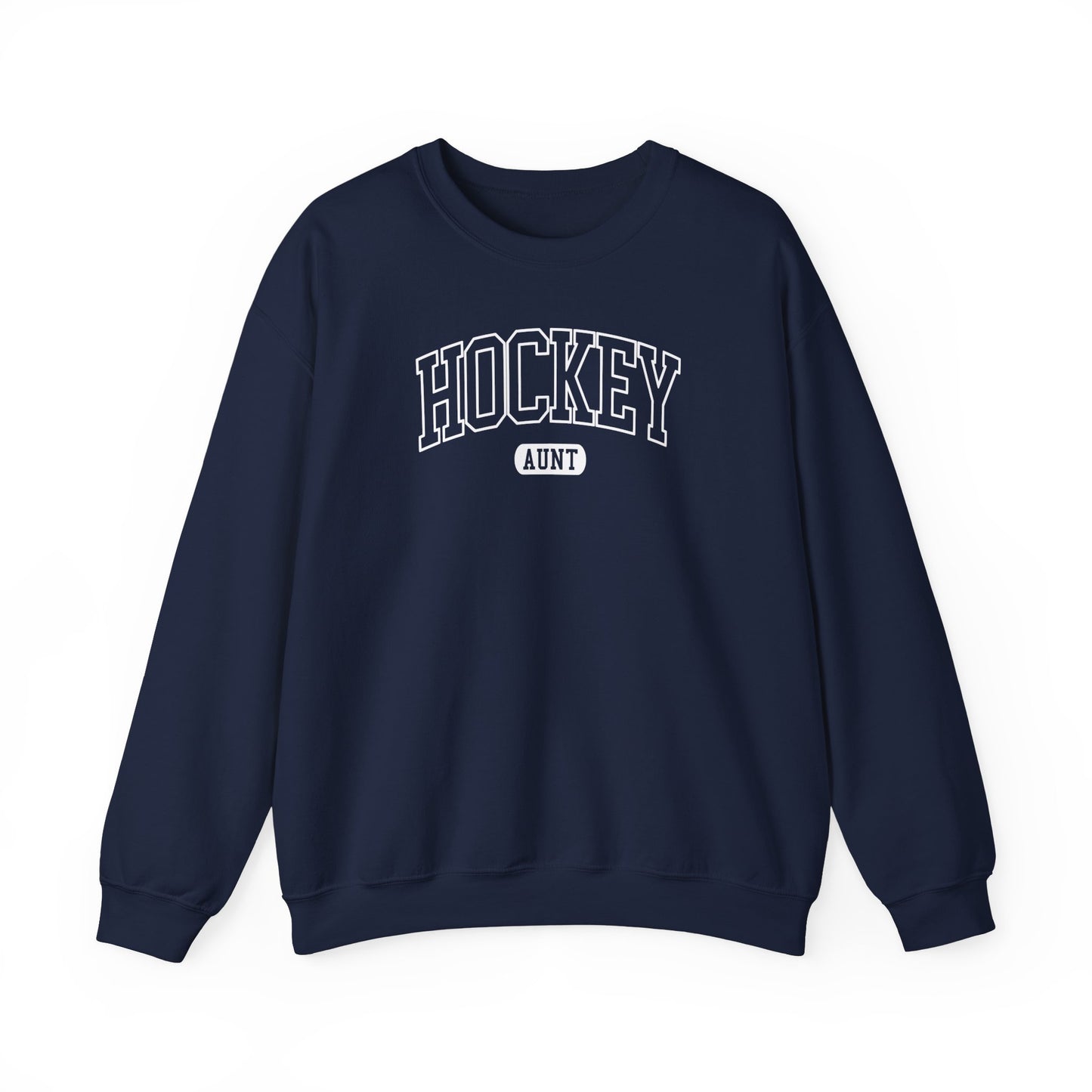 So Preppy Hockey Aunt Adult Crewneck