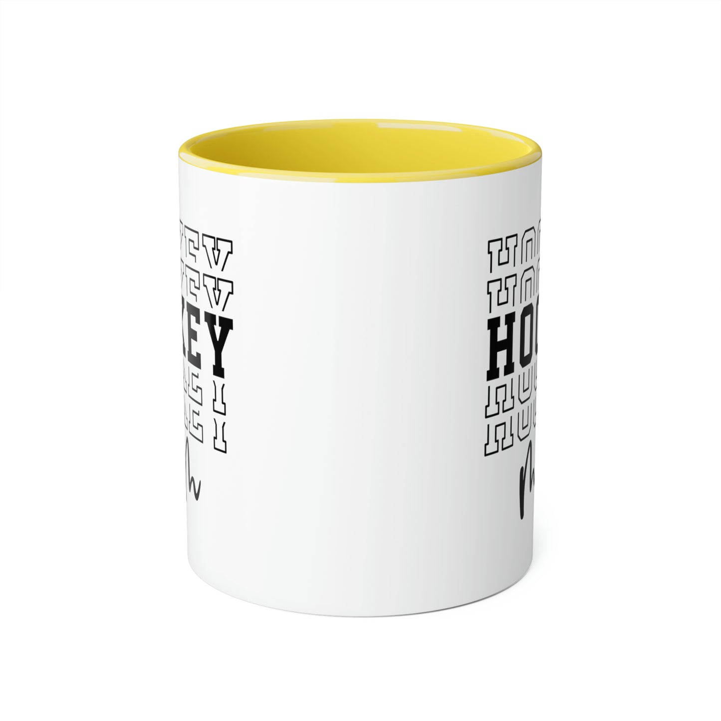 HOCKEY HOCKEY HOCKEY MOM Mug (6 colours), 11oz
