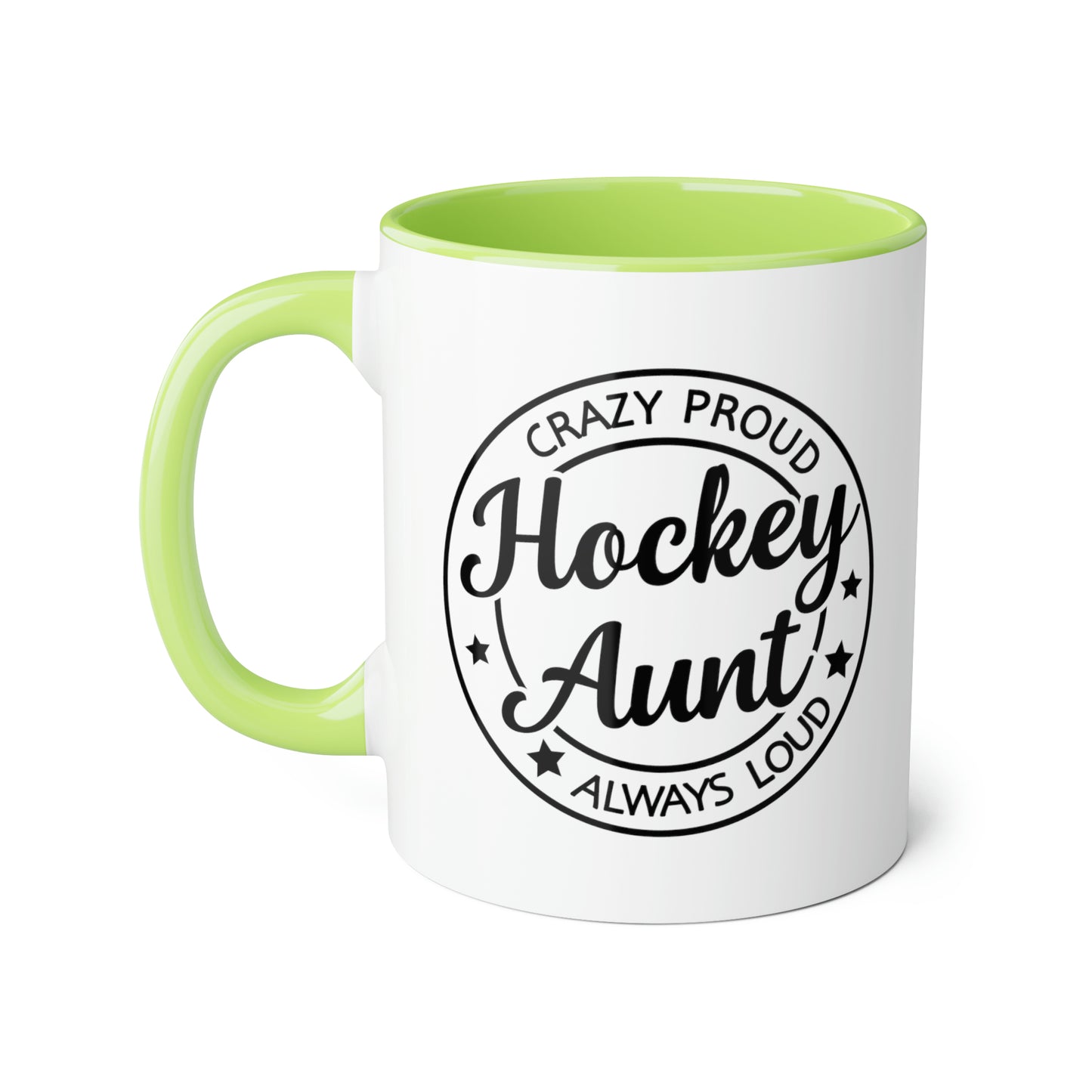 Hockey Aunt Mug (6 colours), 11oz